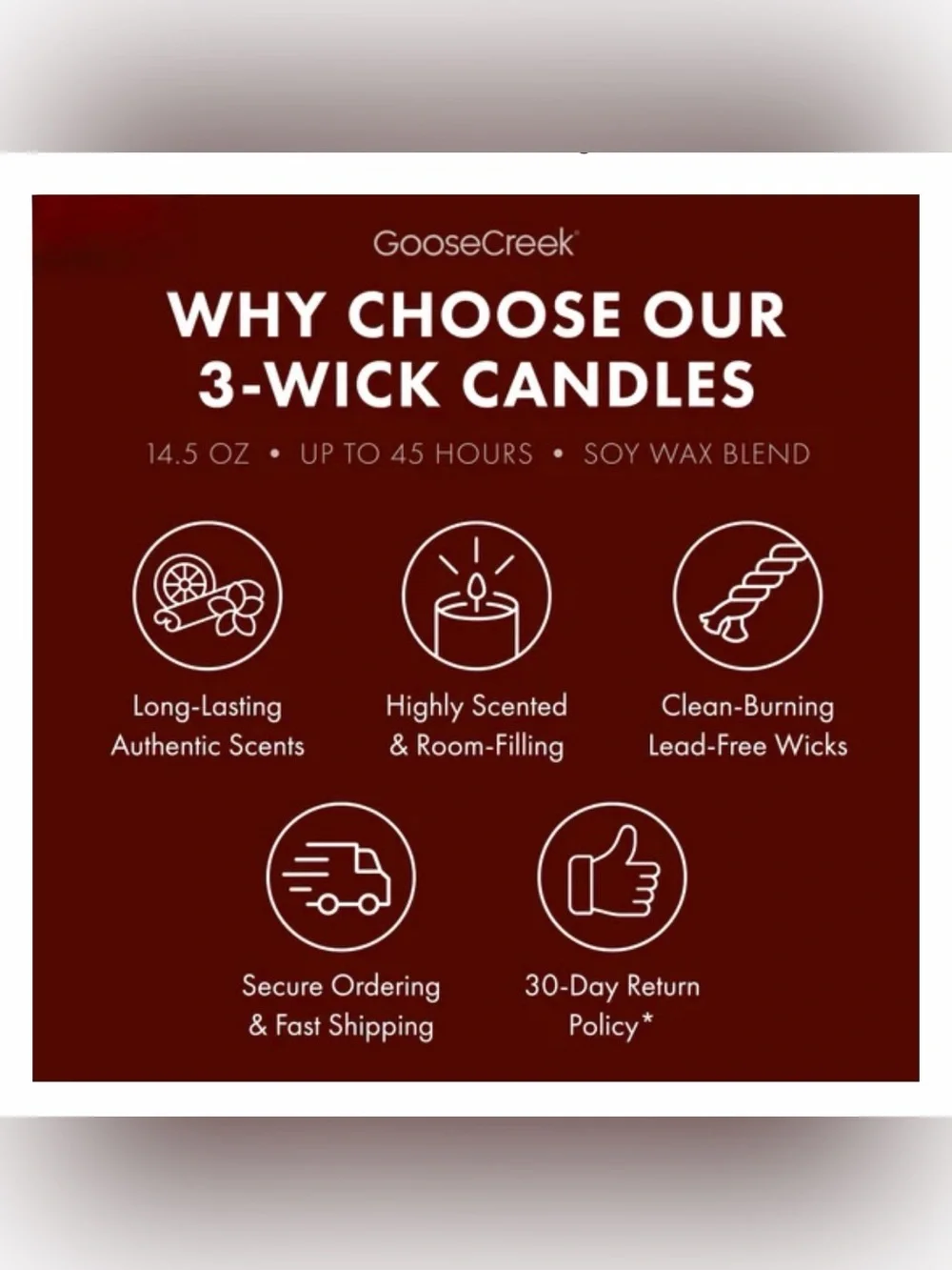 Goose Creek Sunlit Path 3-Wick Scented Candle